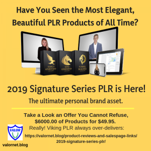 2019 Signature Series PLR