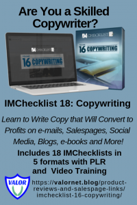 IMChecklist 18: Copywriting