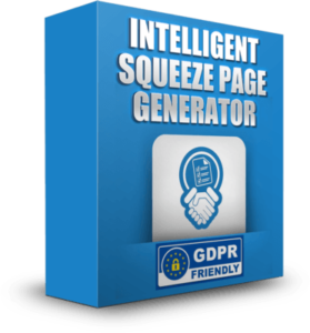 Intellegent Squeeze Page Generator box