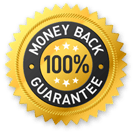 100%Money Back Guarantee, icon